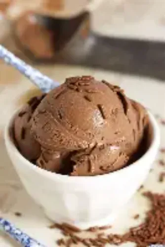 Chocolate with ice cream